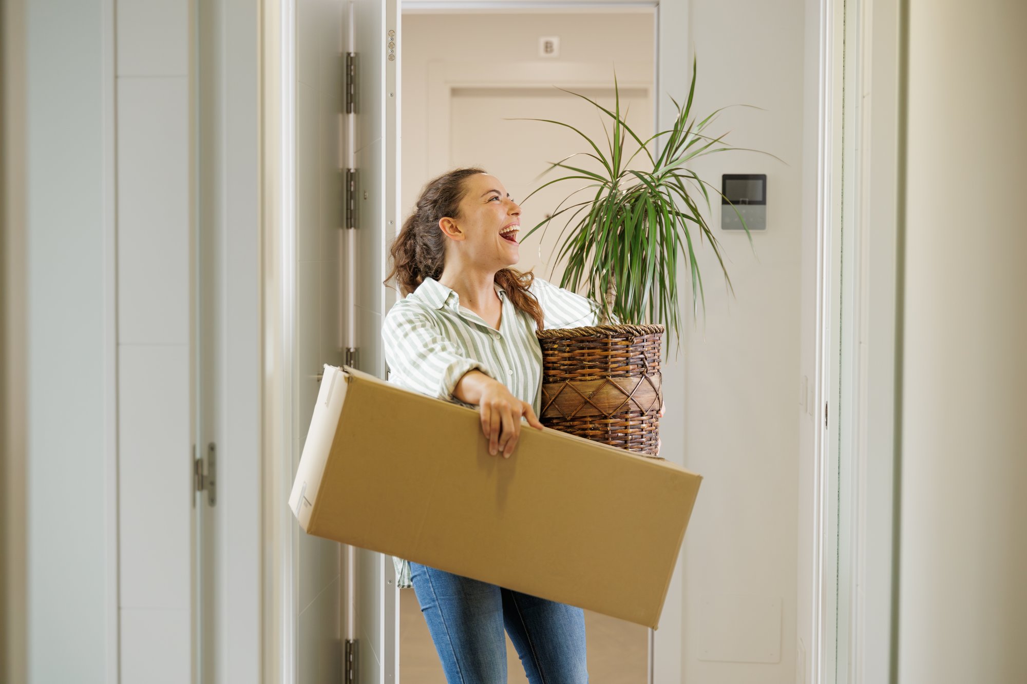 happy renter new home